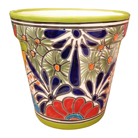 Avera Products Avera Products Talavera 5.5 in. H X 5 in. D Ceramic Planter Multicolored APG025055C1